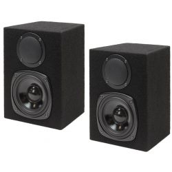 CASSE STEREO MONITOR STUDIO PASSIVI ALTOPARLANTI SCAFFALE 120W X 2