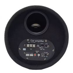 SUBWOOFER AMPLIFICATO AUTO BAZOOKA TUBO 8" 200 WATT SUB AUTO