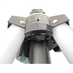 COPPIA STATIVI CASSE ACUSTICHE TREPPIEDI SUPPORTI ILLUMINATI A LED RGB 180 Cm