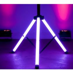 STATIVO CASSE ACUSTICHE TREPPIEDE SUPPORTO ILLUMINATO A LED RGB 180 Cm