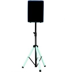 STATIVO CASSE ACUSTICHE TREPPIEDE SUPPORTO ILLUMINATO A LED RGB 180 Cm