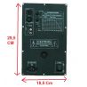 MODULO AMPLIFICATO SUBWOOFER AMPLIFICATORE INCASSO MONO 500W MISURA 29,5 X 18,5 Cm