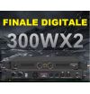 AMPLIFICATORE DJ FINALE DI POTENZA STEREO DIGITALE SLIM 600W (300w x 2) STUDIO