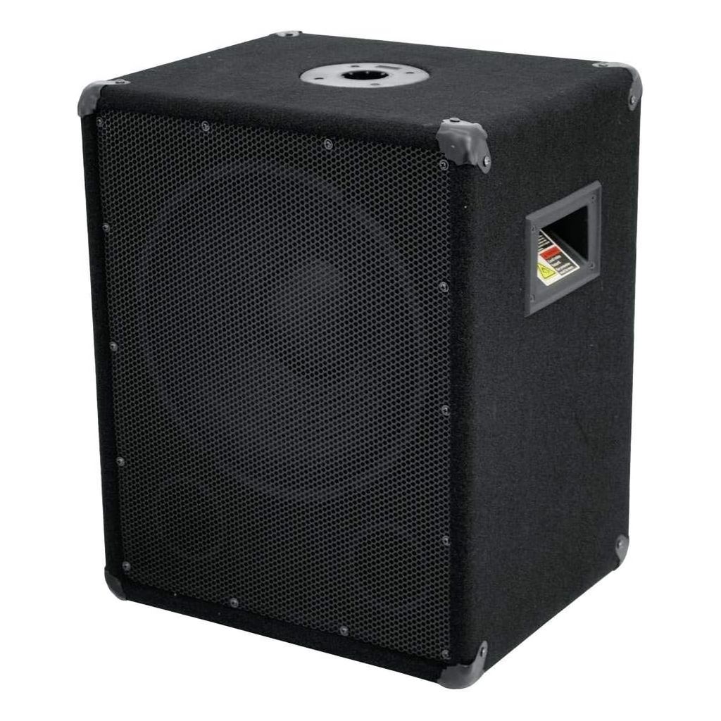 SUBWOOFER AMPLIFICATO DJ PA STUDIO 600 WATT CASSA ACUSTICA SUB 12" PROFESSIONALE LIVE