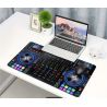 TAPPETINO MOUSE XXL PER DEEJAY CONSOLE DJ A FORMA DI CDJ 60 X 30 Cm.