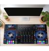 TAPPETINO MOUSE XXL PER DEEJAY CONSOLE DJ A FORMA DI CDJ 60 X 30 Cm.