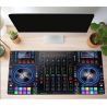 TAPPETINO MOUSE XXL PER DEEJAY CONSOLE DJ A FORMA DI CDJ 60 X 30 Cm.