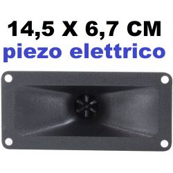 COPPIA TWEETER A TROMBA PIEZOELETTRICO 150WX 2  ACUTI PIEZO ELETTRICI 14,5 cm X 6,7 cm