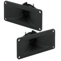 COPPIA TWEETER A TROMBA PIEZOELETTRICO 150WX 2  ACUTI PIEZO ELETTRICI 14,5 cm X 6,7 cm