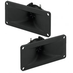 COPPIA TWEETER A TROMBA PIEZOELETTRICO 150WX 2  ACUTI PIEZO ELETTRICI 14,5 cm X 6,7 cm