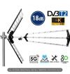 ANTENNA TV DIGITALE TERRESTRE 4K ULTRA HD 18 dB DIREZIONALE CON FILTRO LTE + 5G