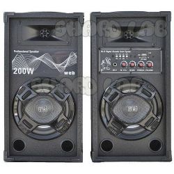 CASSE BLUETOOTH ATTIVE AMPLIFICATE KARAOKE + 2 MICROFONI WIRELESS impianto karaoke