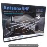 SET COMPLETO INSTALLAZIONE ANTENNA TV + AMPLIFICATORE DA PALO 2 USCITE + ALIMENTATORE ANTENNA + 25 MT CAVO COASSIALE