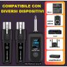 ADATTATORE MICROFONO CONVERTITORE DA MICROFONO CON FILO IN WIRELESS IN UHF