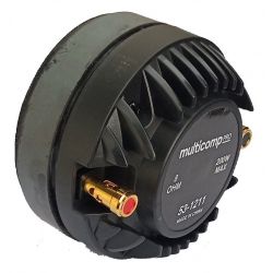 DRIVER A COMPRESSIONE IN TITANIO 200W 8 Ohm DOME TWEETER PER TROMBE