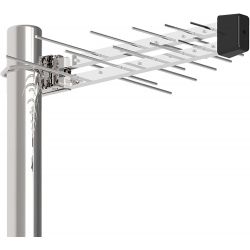 ANTENNA TV ESTERNA YAGI DVB T2 20 ELEMENTI DIGITALE TERRESTRE 8 dBi