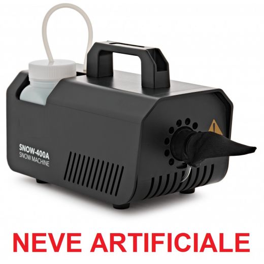 MACCHINA NEVE ARTIFICIALE NATALE 400 WATT DISCOTECA DJ MACCHINA FINTA NEVICATA