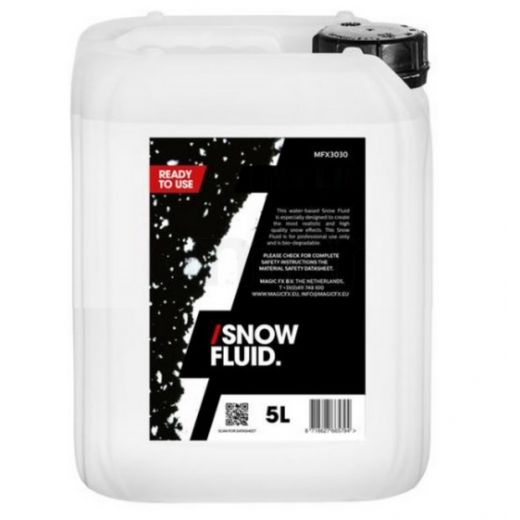 LIQUIDO MACCHINA NEVE ARTIFICIALE NATALE SNOW MACHINE TANICA DA5 LITRI
