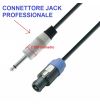 CAVO JACK SPEAKON 10 METRI JACK 6,3 MM MONO MASCHIO --- SPEAKON NL2 x casse e amplificatore