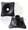 TROMBA PER DRIVER RICAMBIO CASSE ACUSTICHE 15 X 15 CM IN PVC filettatura 3,5 cm