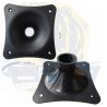 TROMBA PER DRIVER RICAMBIO CASSE ACUSTICHE 15 X 15 CM IN PVC filettatura 3,5 cm