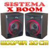COPPIA CASSE ACUSTICHE 8" HIFI STEREO 400w BASS BOOM MONITOR STUDIO no amplificati