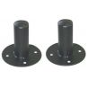 2 PZ. ADATTATORE PER STATIVI CASSE ACUSTICHE METALLO UNIVERSALI INSERTO IN FERRO foro 3,6 cm