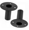2 PZ. ADATTATORE PER STATIVI CASSE ACUSTICHE METALLO UNIVERSALI INSERTO IN FERRO foro 3,6 cm