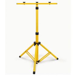 STATIVO LUCI SUPPORTO A T DA PAVIMENTO 160 Cm MAX TREPPIEDE MONTA FINO A 3 FARI A LED