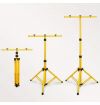 STATIVO LUCI SUPPORTO A T DA PAVIMENTO 160 Cm MAX TREPPIEDE MONTA FINO A 3 FARI A LED