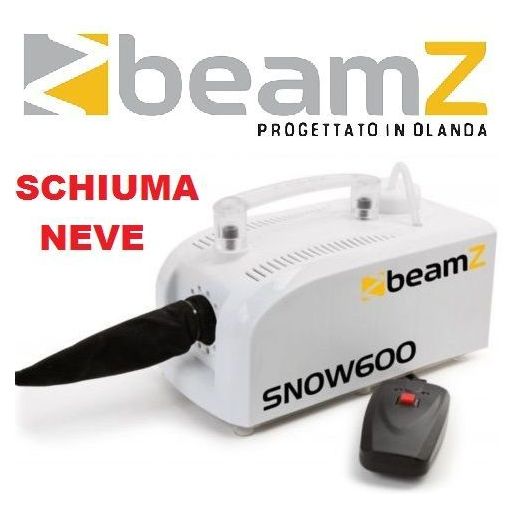 MACCHINA SCHIUMA / NEVE SNOW 600W CON TELECOMANDO EFFETTO LUCE - 1