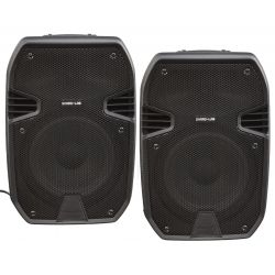 CASSE BLUETOOTH ACUSTICHE AMPLIFICATE ATTIVE 400W 8" MONITOR RADIO USB karaoke