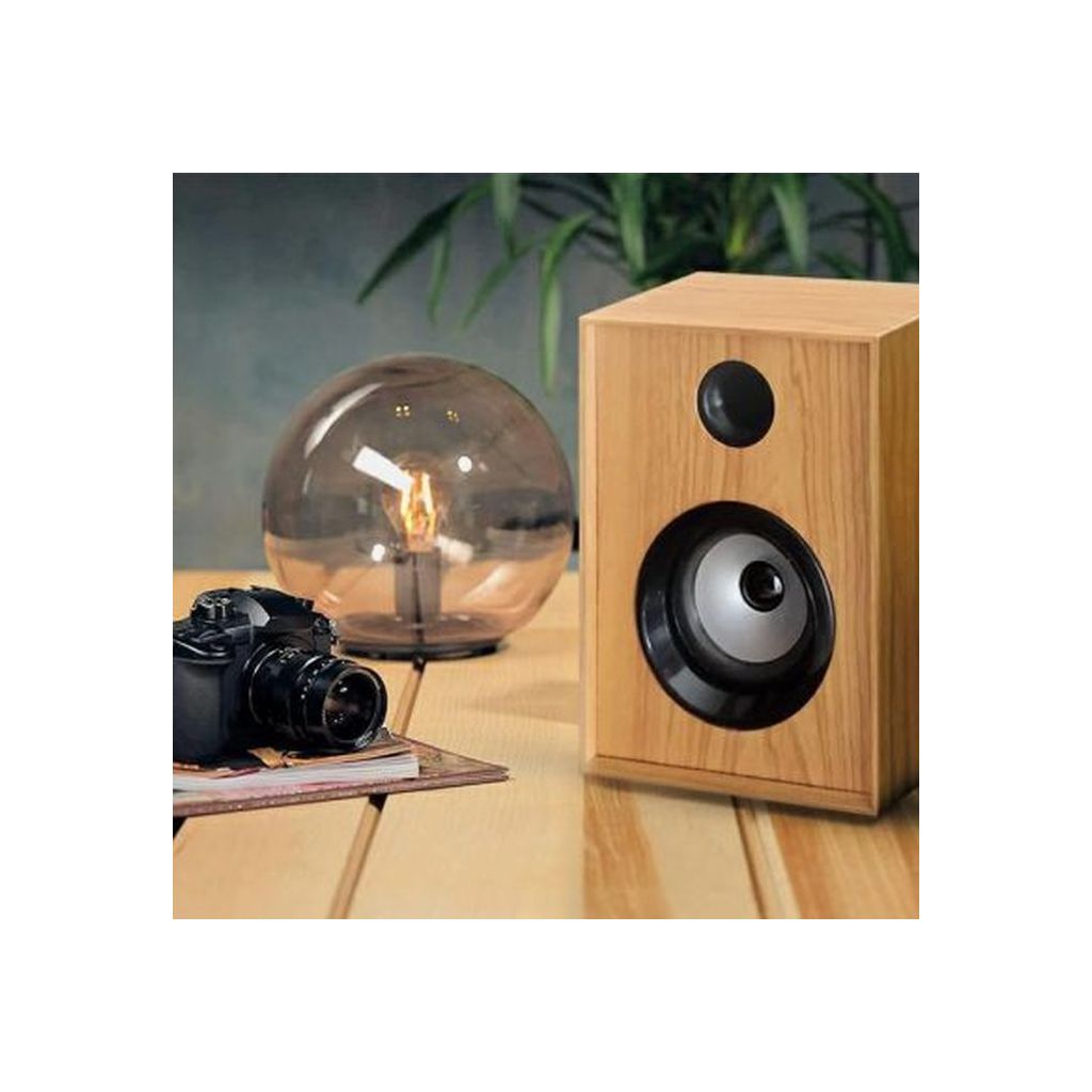 CASSA BLUETOOTH STILE VINTAGE RETRO' AMPLIFICATA ATTIVA PORTATILE BATTERIE