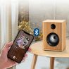 CASSA BLUETOOTH STILE VINTAGE RETRO' AMPLIFICATA ATTIVA PORTATILE BATTERIE