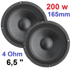 ALTOPARLANTI SPORTELLO AUTO 200W WOOFER 16,5 CM 4 Ohm + 2 TWEETER
