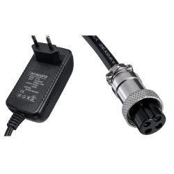 ALIMENTATORE MIXER CONSOLLE DJ A 4 PIN 15V/48V SWITCHING DY-28 FJ-18