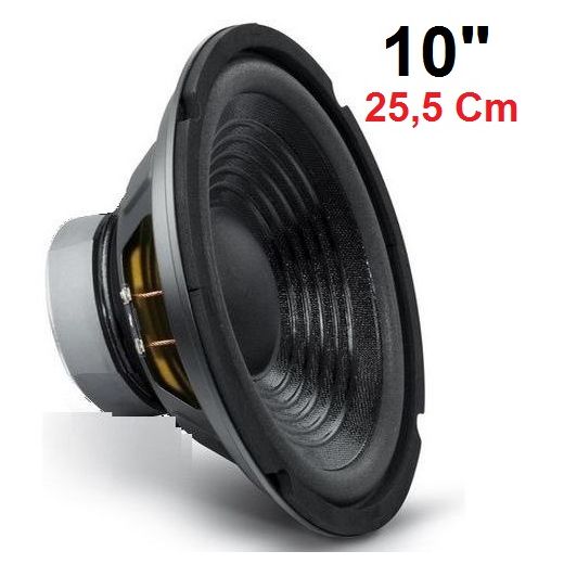 WOOFER 25 CM 8 Ohm 300w ALTOPARLANTE SOSP. MORBIDA 10" 26 CM CASSE ACUSTICHE