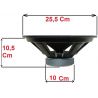 WOOFER 25 CM 8 Ohm 200w ALTOPARLANTE SOSP. MORBIDA 10" POLLICI CASSE ACUSTICHE
