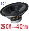 WOOFER 25 CM 4 Ohm 200w ALTOPARLANTE SOSP. MORBIDA 10" POLLICI PANNELLO AUTO