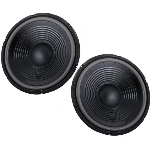 COPPIA WOOFER 30 CM 8 Ohm 12" 31 CM 250W sosp. morbida ALTOPARLANTE RICAMBIO CASSE ACUSTICHE