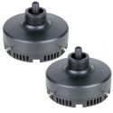 COPPIA DRIVER A VITE PIEZOELETTRICI universale 3,4 Cm TWEETER RICAMBIO CASSE ACUSTICHE