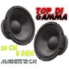 COPPIA WOOFER 20 Cm 8 Ohm ALTOPARLANTE 8" POLLICI ALTA QUALITA' 400W MAGNETE 12 CM