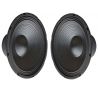 COPPIA WOOFER 25 CM 4 Ohm 500W PANNELLO AUTO + GRIGLIE E FERMI