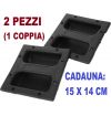 2 PZ. MANIGLIA CASSA ACUSTICA LATERALE INCASSO CASSE PVC 15 X 14 Cm