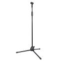 ASTA MICROFONO PROFESSIONALE + CLIP DA PAVIMENTO 140 Cm MAX