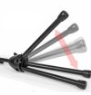 ASTA MICROFONO PROFESSIONALE + CLIP DA PAVIMENTO 140 Cm MAX