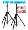 COPPIA STATIVI CASSE ACUSTICHE TREPPIEDE SUPPORTO CAVALLETTO PROFESSIONALE METALLO