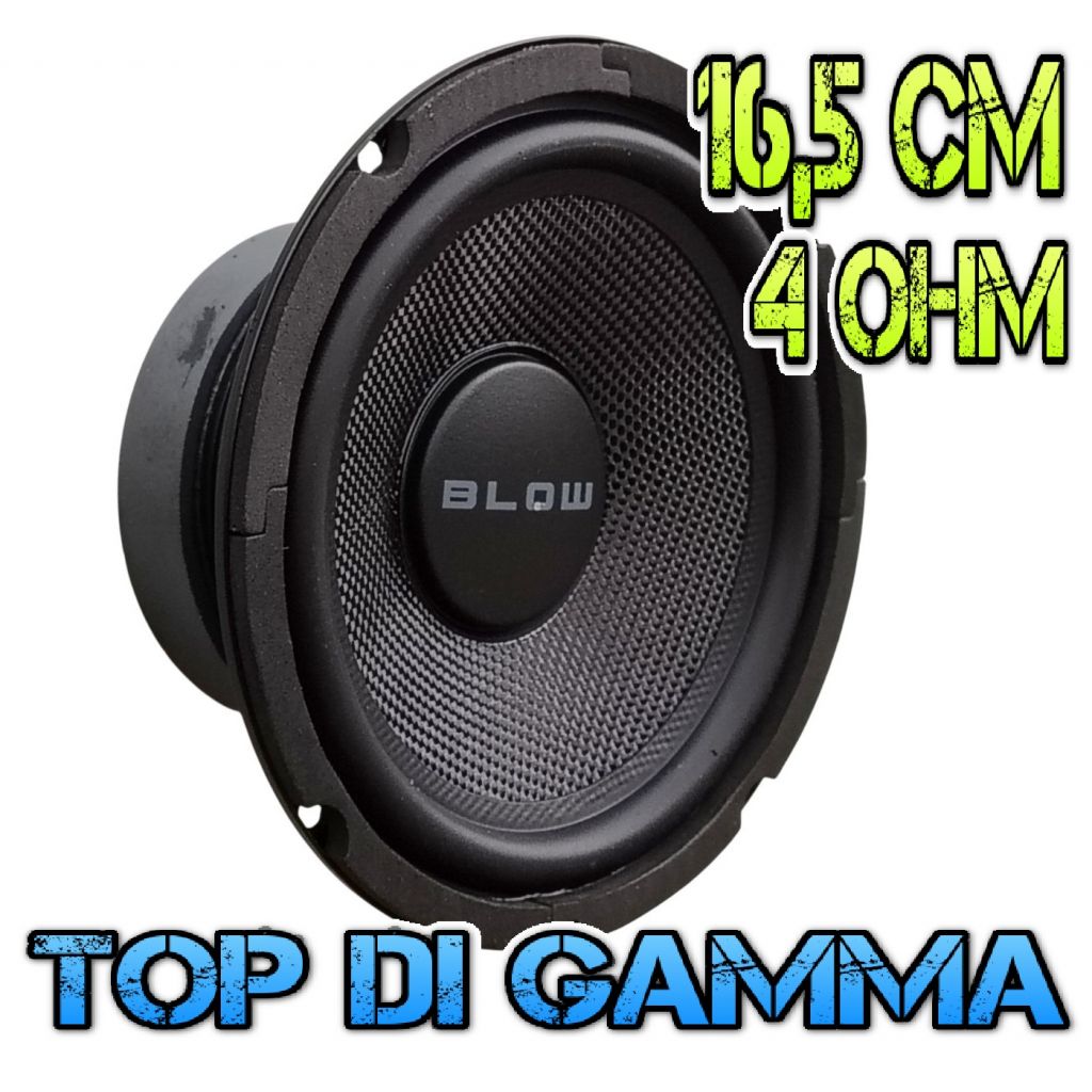 WOOFER 16,5 Cm 4 Ohm SUBWOOFER AUTO 200W SPORTELLO AUTO alta qualita'
