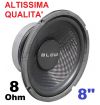 WOOFER 20 CM 8 Ohm 8" POLLICI 300W SOSPENSIONE MORBIDA BUTILICA top quality