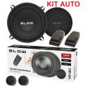 SET ALTOPARLANTI AUTO WOOFER 13 CM + 2 TWEETER + 2 CROSSOVER 2 VIE